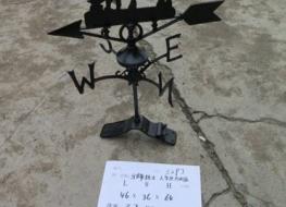 Horse weather vane -ridge mount